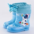 thumbnail image 2 of XXWXYD Boots for Kids Boys Children Shoes Rain Boots Children Rain Boots Boys and Girls Rain Boots Water Rubber Shoes for Fashion Breathable Comfortable Shoe(3-3.5 Years,Sky Blue), 2 of 6