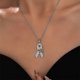 thumbnail image 5 of Collar Elegante de la Cinta de la Mariposa Del Día Del Cuidado de las Mujeres, 5 of 6