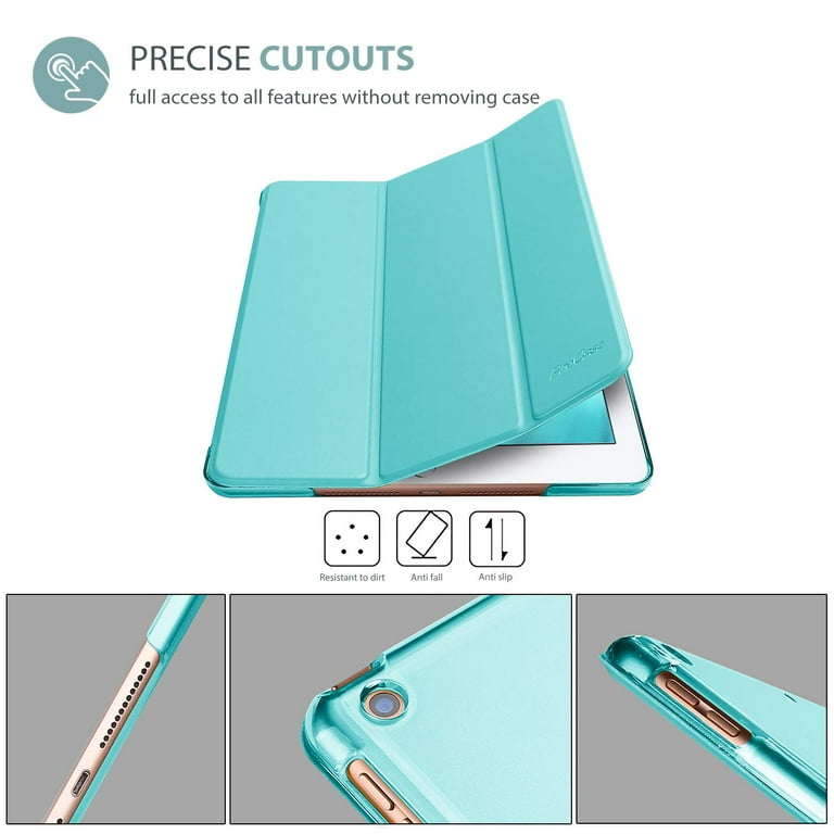 Housse De Protection EAZY CASE Pour IPad Mini 6 (2021) – Support Rotatif 360°, Fonction Auto On/off, Similicuir Violet