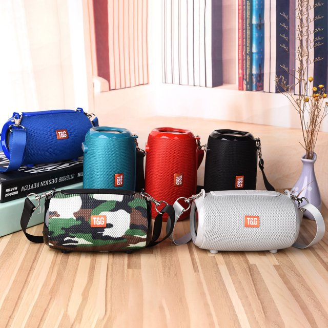 Gwong Electrónica TG533 Mini Portátil Impermeable Portátil Inalámbrico Bluetooth-Compatible con altavoz FM Radio altavoz para al aire libre