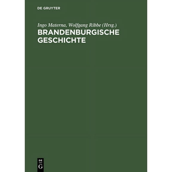 Brandenburgische Geschichte, (Hardcover)