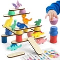 thumbnail image 1 of Bloques de dinosaurios Montessori de juguete para clasificar y apilar de 1 a 4 años, 1 of 7