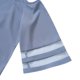 thumbnail image 3 of Chaqueta Top casual de un hombro con botones de metal de color sólido a la moda para mujer Ygjytge para Mujer azul claro T XXL, 3 of 9