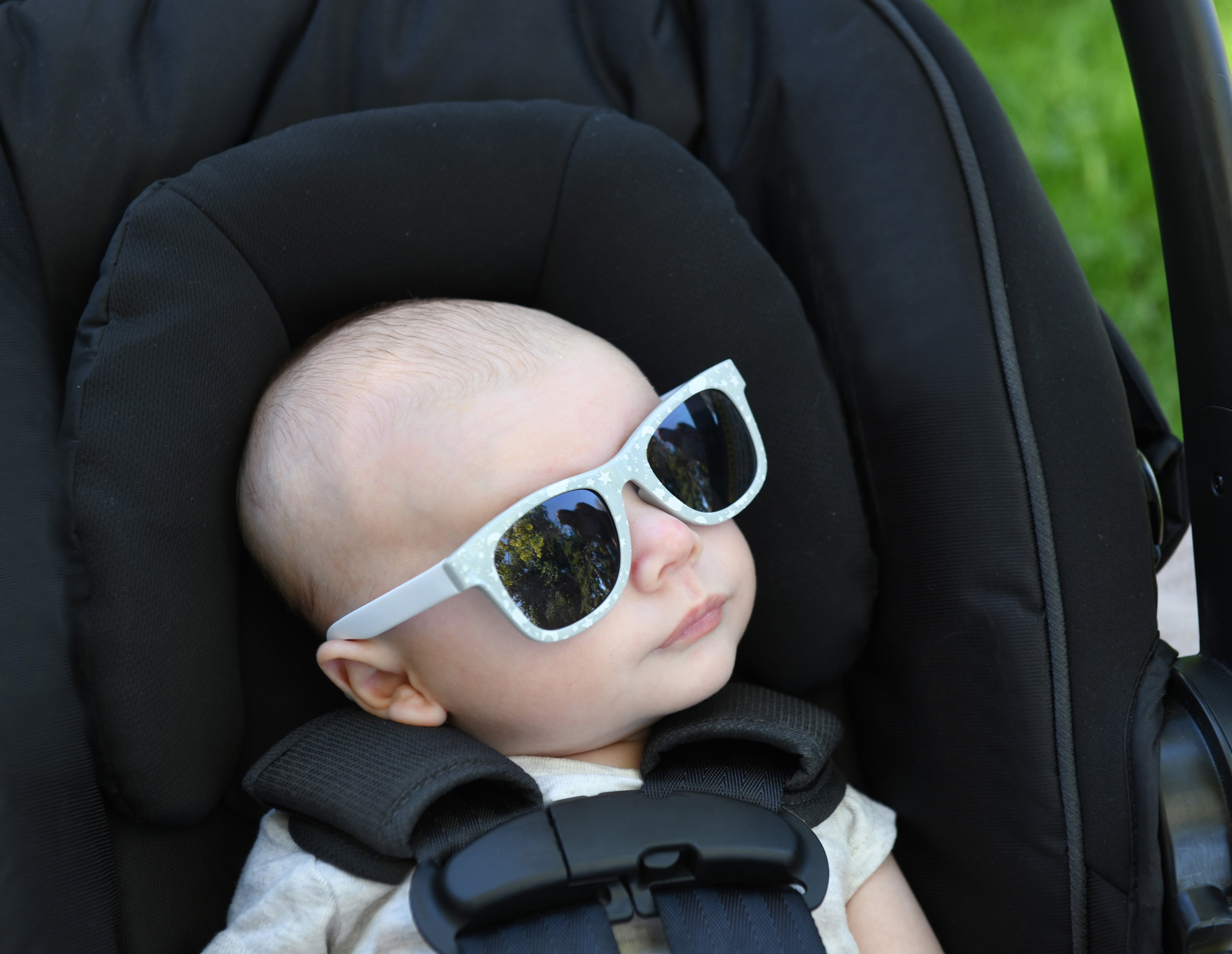 Goldbug Striped UV Protection Infant-Toddler Classic Sunglasses, Multi-Color