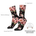 thumbnail image 4 of Vsdgher Rose Flowers Crew Socks for Men & Women, Breathable Casual Athletic Ankle Socks, 4 of 6