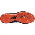 thumbnail image 3 of New Balance Mens Fuel Cell L4040v6 Low Metal Baseball Cleats Black/Orange 6.5, 3 of 6