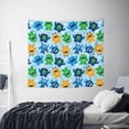 thumbnail image 3 of Bingfone Polyester Fabric Tapestry Cartoon Monster Wall Hanging Tapestry,Daily Decorative Tapestry for Bedroom Living Room Dorm 60L x 51W Inches, 3 of 7