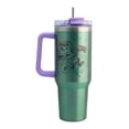 thumbnail image 1 of Termo 1.2 L La Sirenita Ariel Verde Doble Pared con Asa y Popote de Acero Inoxidable, 1 of 9
