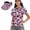250th Anniversary Eagle, variant on Colorful Boho Flower Women's Golf Shirt and Sun Visor Hat Set Short Sleeve Quick Dry Moisture Wicking Adjustable UV Protection Sun Visor for Golf Tennis Hiking Daily Wear
