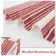 thumbnail image 4 of Cortinas DriftAway, 137 cm, mezcla de lino, con rayas verticales, rojas, 2 paneles, 4 of 7