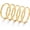 5 Gold african bangles, variant on Chunky Gold Bangle Bracelets for Women, Dainty 14k Gold Plated Big Stackable Bangles Set, Trendy Statement Cuff Bracelet Stack Fashion Jewelry Christmas Gifts