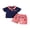 Red, variant on BemeyourBBs Toddler Baby Boys Back to School Outfit Baby First Day of School Outfits 2 3 4 5 6 7 Years Short Sleeve Embroidery Alphabet Shirt Plaid Shorts Set Toddler Boy Kindergarten Summer Outfit