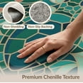 thumbnail image 6 of ODIKA Turtle Stained Mosaic Ocean Border Entryway Teal Beachy Nautical Flowing Dynamic for Playroom, Bedroom, Reading Nook, Pet Friendly & Kids Safe Play, 6 of 7