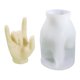 thumbnail image 4 of Moldes de silicona para velas con gestos de manos, figuras en 3D con gestos de manos para jabón, velas, yeso de París, forma festiva de arte - 125x85x59mm Macarena Moldes para hacer velas, 4 of 8