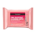 thumbnail image 3 of (3 pack) Neutrogena Oil-Free Facial Cleansing Wipes, Pink Grapefruit, 25 Count, 3 of 11