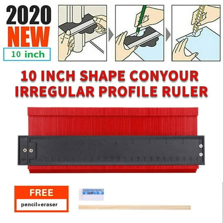 Ruled Contour Duplication Gauge 10 Inch Plastic Circular Frame Profile Gauge