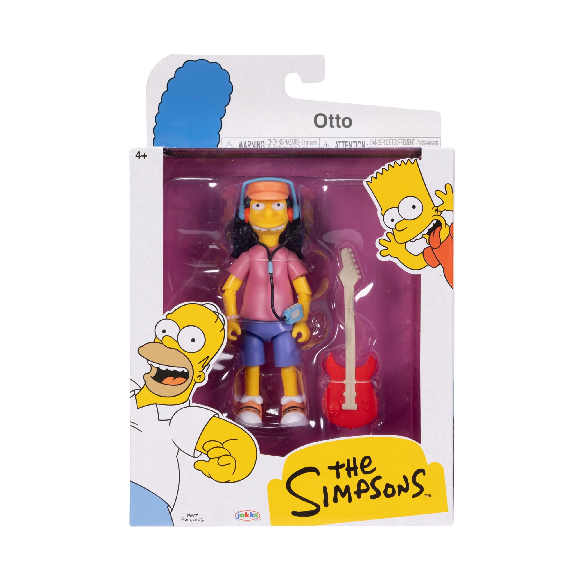 Figure Simops UPC 192995175440 - The Simpsons 5 inch Otto Action Figure with Electric ...