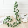 thumbnail image 3 of Naiovety Guirnalda de flores artificiales de rosas de Navidad de 250CM, decoración de la habitación del hogar de la boda, de jardín, decoración Kits de decoración para fiestas No.04 Naiovety HA006994-04, 3 of 5