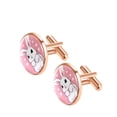 thumbnail image 2 of Easter Elegant Stainless Steel Cufflinks Set for Men's Dress Shirts with Matching Shirt Clip - for Formal Occasions, 2 of 6