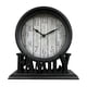 thumbnail image 1 of Reloj de mesa fácil de leer, sin tictac, decorativo, silencioso, para mesita de noche. Estilo A, 1 of 8
