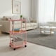 thumbnail image 1 of Muebles pequeños de plástico, decoración para sala de estar, mini mesa, fácil de usar, para apartamento pequeño, mesita de noche, mesa pequeña, muebles Anthropologie, decoración de habitaciones, organ, 1 of 6