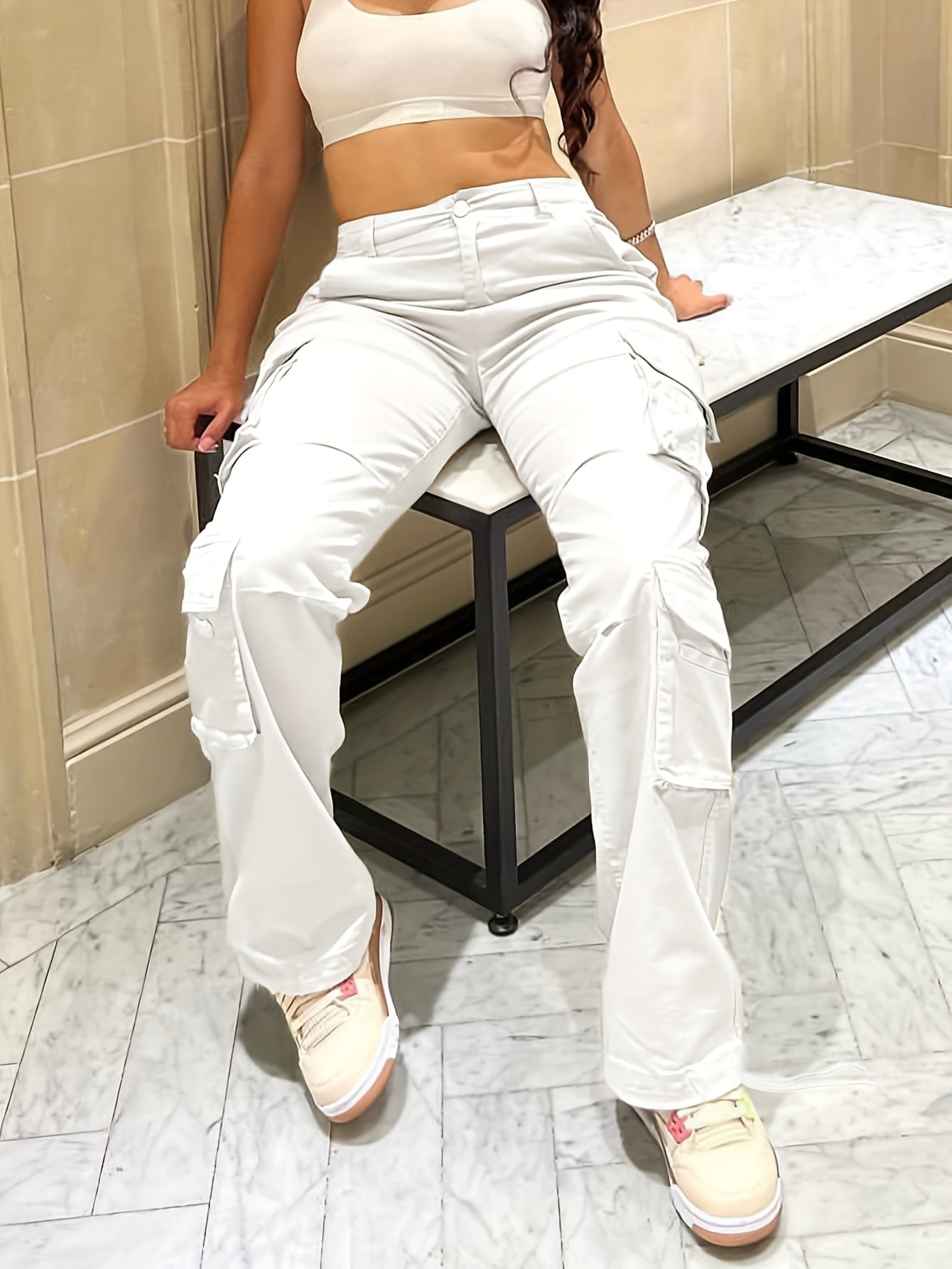 【未使用】Ameri vintage CARGO SLACKS PANTS Shop Our High Quality American Vintage Low Waist Cargo Pants