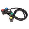 thumbnail image 4 of 5 Buttons ATV Motorcycle Control Switch Assembly for 22mm (7/8in) Handlebar with Waterproof Handle, 4 of 8