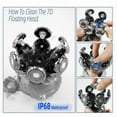 thumbnail image 3 of Men's compatible Shaving Heads, 7 Blades, Floating, Washable, Electric 7D, Trimmer Kit, Cutting Blades_Perfect Gift, 3 of 4