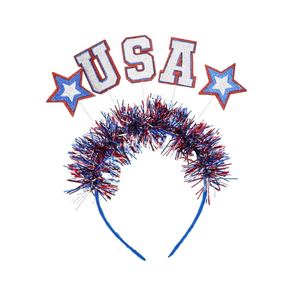 Way to Celebrate Patriotic USA Headbopper Headband in Red, White & Blue