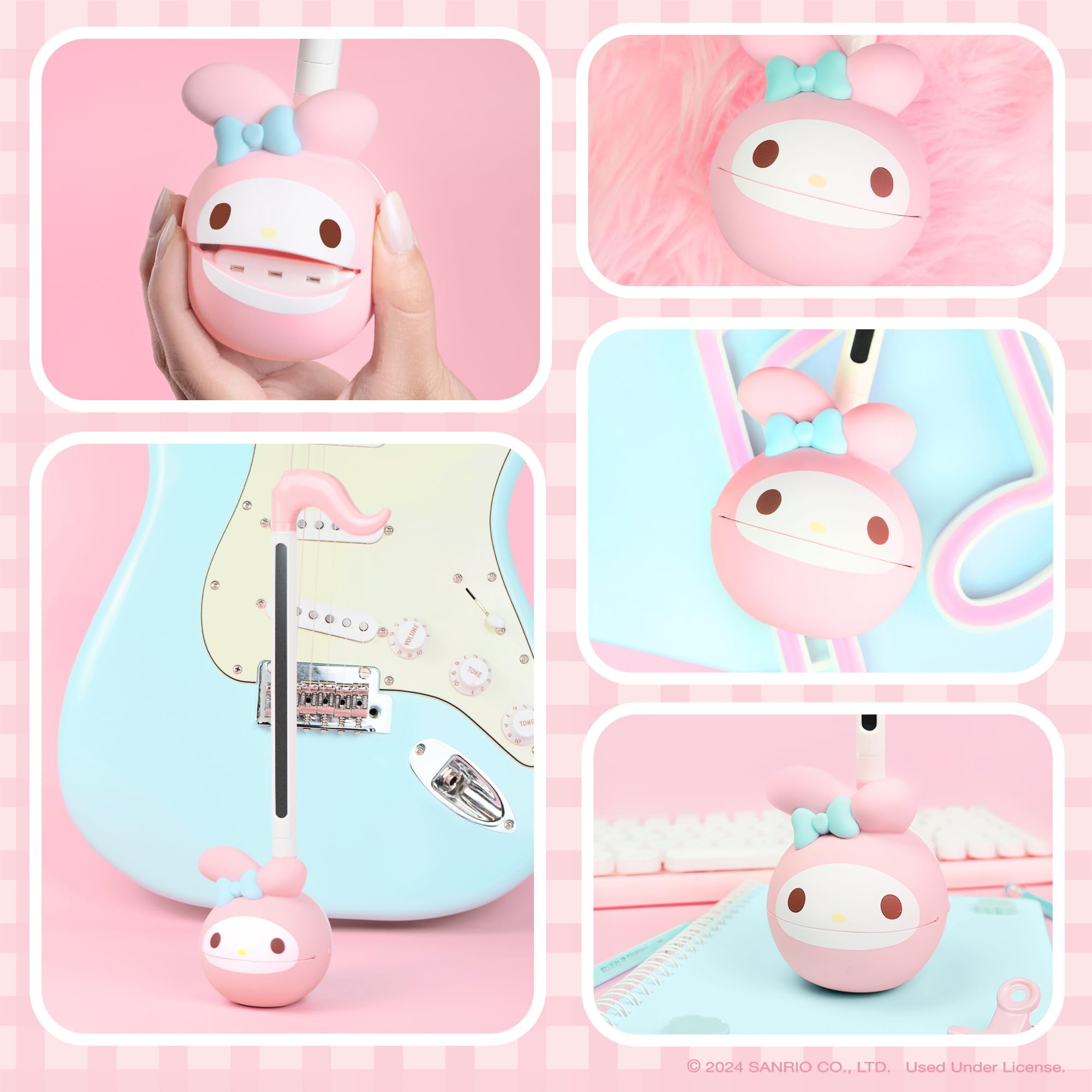 Otamatone Sanrio Hello Kitty & Friends Electronic Musical Instrument Toy for Children Unisex Adults - My Melody