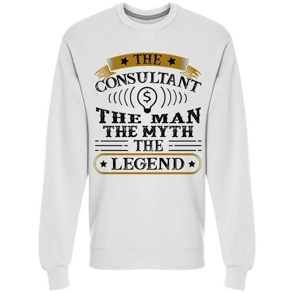 The Consultant Man Sweatshirt Men -Image by Shutterstock, Male Small