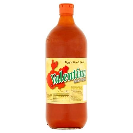 (5 Pack) Valentina Mexican Hot Sauce, 34 fl oz