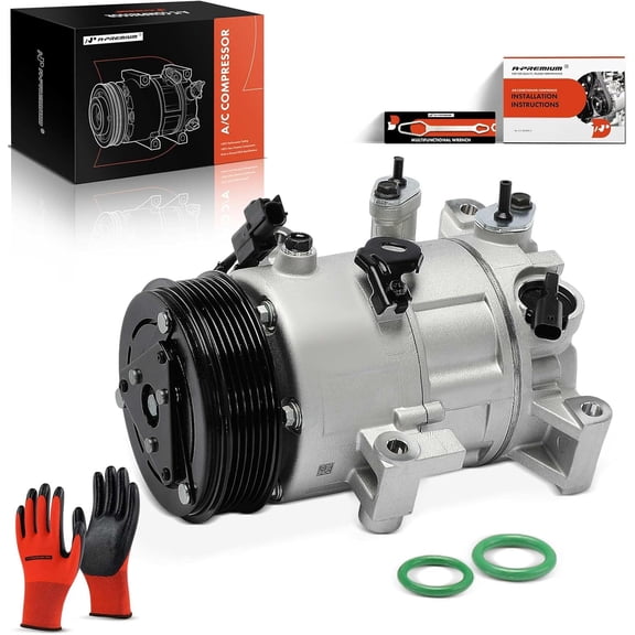 A-Premium Air Conditioner AC Compressor with Clutch Compatible with Mazda 3 2022-2024, CX-30 CX30 2023, CX-50 CX50 2024, 2.0L 2.5L