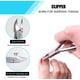 thumbnail image 3 of Ingrown toenail set 7 pieces, professional nail clipper set for strong/ingrown toenails, stainless steel manicure & pedicure set, 3 of 5