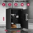 thumbnail image 5 of Tigerking 1.8 Cu. ft. Biometric Fingerprint Safe Box for Home Office, Digital Keypad Safes with Removable Shelf, 5 of 7