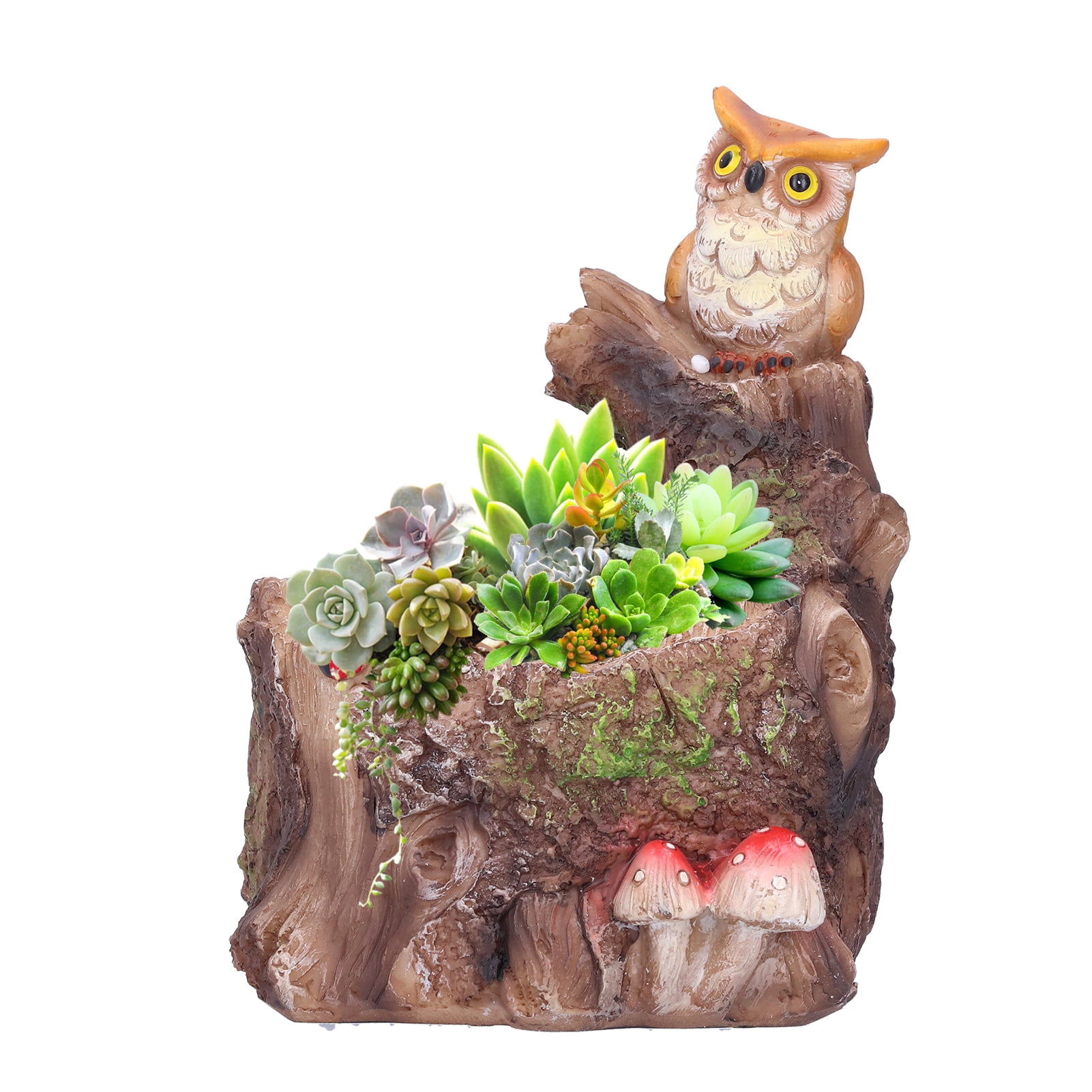 Plants Pot, Plant Pot Innovative Waterproof Succulent Flower Bonsai Resin Planter Home Decoration