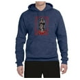 thumbnail image 2 of Our Lady of Guadalupe Blessed Virgin Mary Religious Inspirational/Christian Unisex Graphic Hoodie Sweatshirt, Vintage Heather Navy, X-Large, 2 of 3