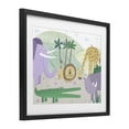 thumbnail image 2 of Stupell Industries Contemporary Jungle Savannah Animals Black Framed Print Under Glass, 16 x 13, by Carla Daly, 2 of 8