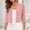 A1 Pink, variant on GILIGEGE Women's Bolero Shrug,3/4 Sleeve Cropped Cardigan,Thin Long Sleeve Shrug,V-Neck Knit Cropped Shrug,Lightweight Summer Cardigan,Solid Open Fornt Shrug for Cami or Dress,Fashion Clothing Black