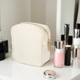 thumbnail image 6 of Unique Bargains Women Waterproof Makeup Bag for Business Travel Vacation Camping Beige, 6 of 6