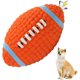 thumbnail image 1 of Dog football, interactive dog toys that float and bounce for teeth and tooth cleaning, durable natural rubber foot, 1 of 5