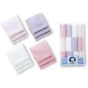 Gerber - Baby Washcloths 12-Pack, in Pink, Lilac and White