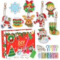 thumbnail image 1 of 2022 24 Countdown Ad Diy Ing Kit Craft Keychain Blind Box Kids Girls Xmas, 1 of 3