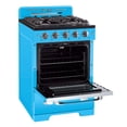 thumbnail image 2 of Classic Retro 24" Gas Range in Robin Egg Blue, 2 of 10