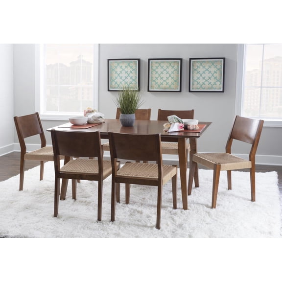 Powell Cadence 7-Piece Dining Set Brown With Brown Finish D1275D19PC7