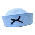 thumbnail image 1 of Sombrero de marinero, accesorio de cosplay, sombrero de capitán de la marina para espectáculos de Halloween. Azul, 1 of 9