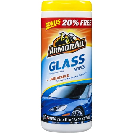 Armor All 30ct Automotive Glass Cleaner Wipes