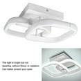 thumbnail image 3 of Modern LED Aisle Ceiling Lights, 18W Hallway Light Modern LED Square Ceiling Light Small Asile Lamp For Bedroom Kitchen Living Room Study Hallway, 3 of 8
