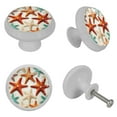 thumbnail image 7 of 4 Pcs Beach Sea Starfish Crystal Glass Drawer Knob Pull Handle Ergonomic 30mm Glow in The Dark Furniture Cabinet Handle for Kitchen Dresser Cupboard Wardrobe, 7 of 7