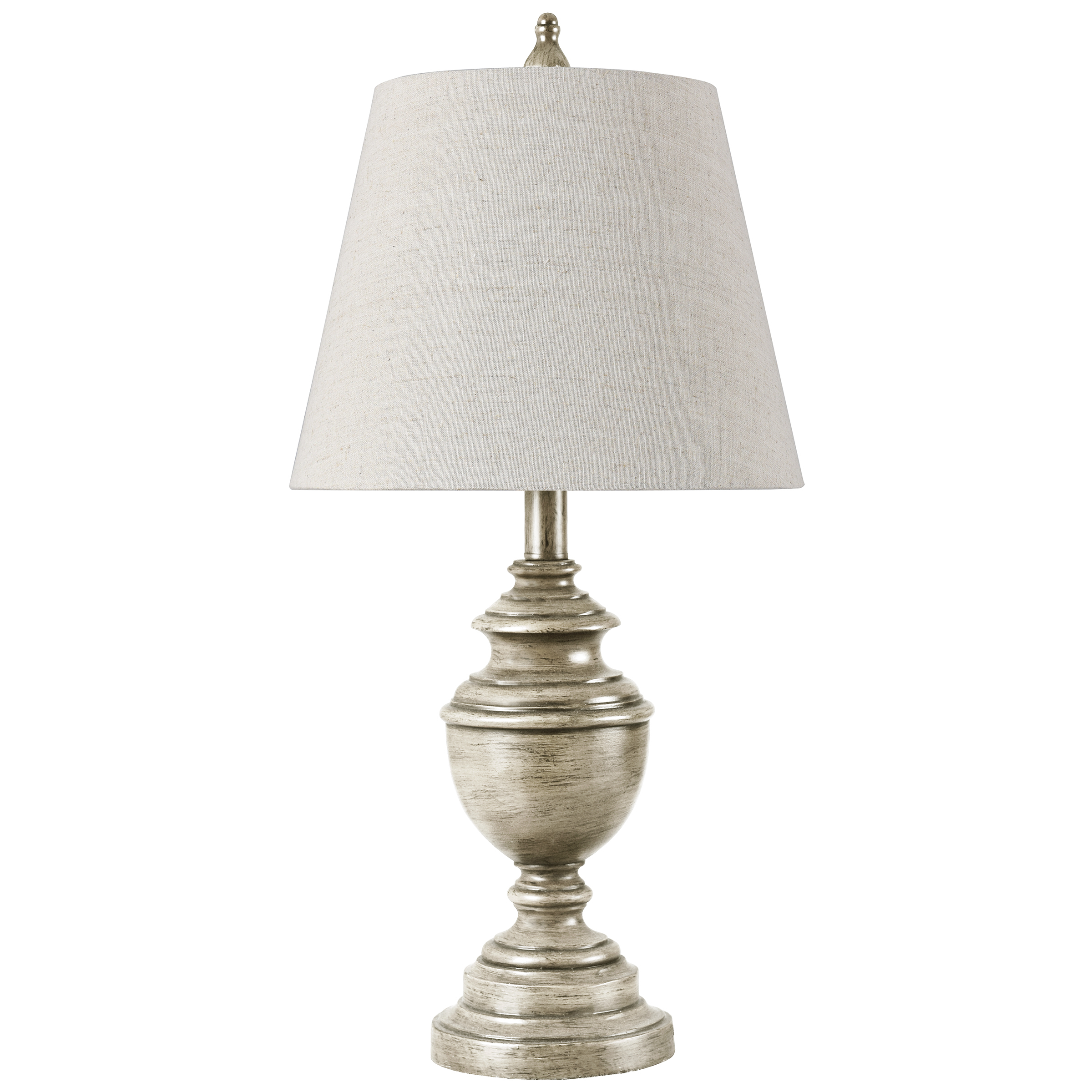 Marion Table Lamp Weathered Grey Heathered Light Beige Walmart